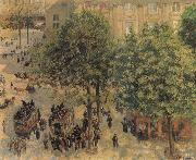 Camille Pissarro Place du Theatre Francais in Paris painting